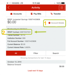 App contract numbers