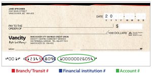 Sample void cheque