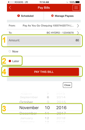 Pay bill mobile app 5