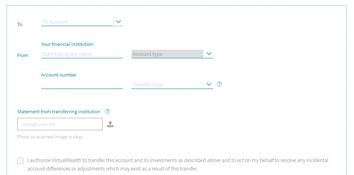Transfer Virtual Wealth