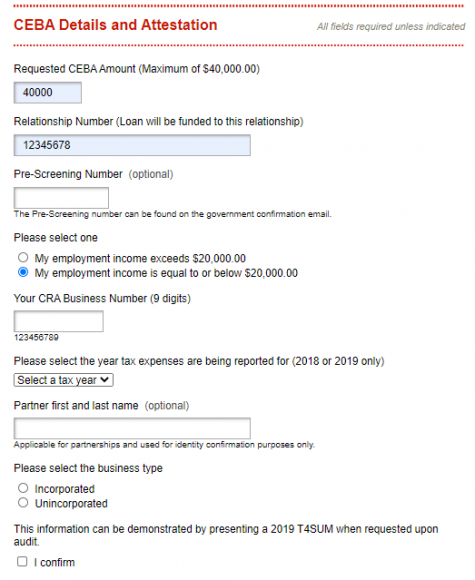 CEBA Step 4 form